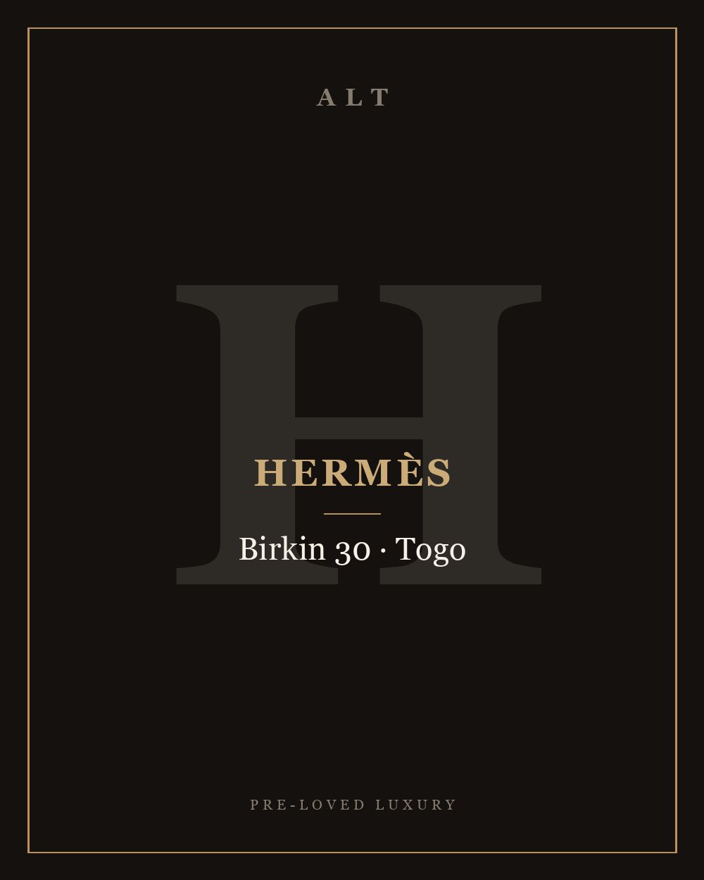 Hermès Birkin 30 Togo