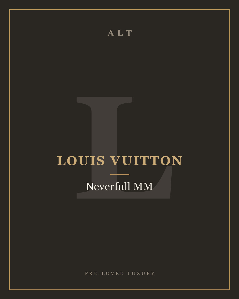 Louis Vuitton Neverfull MM Monogram