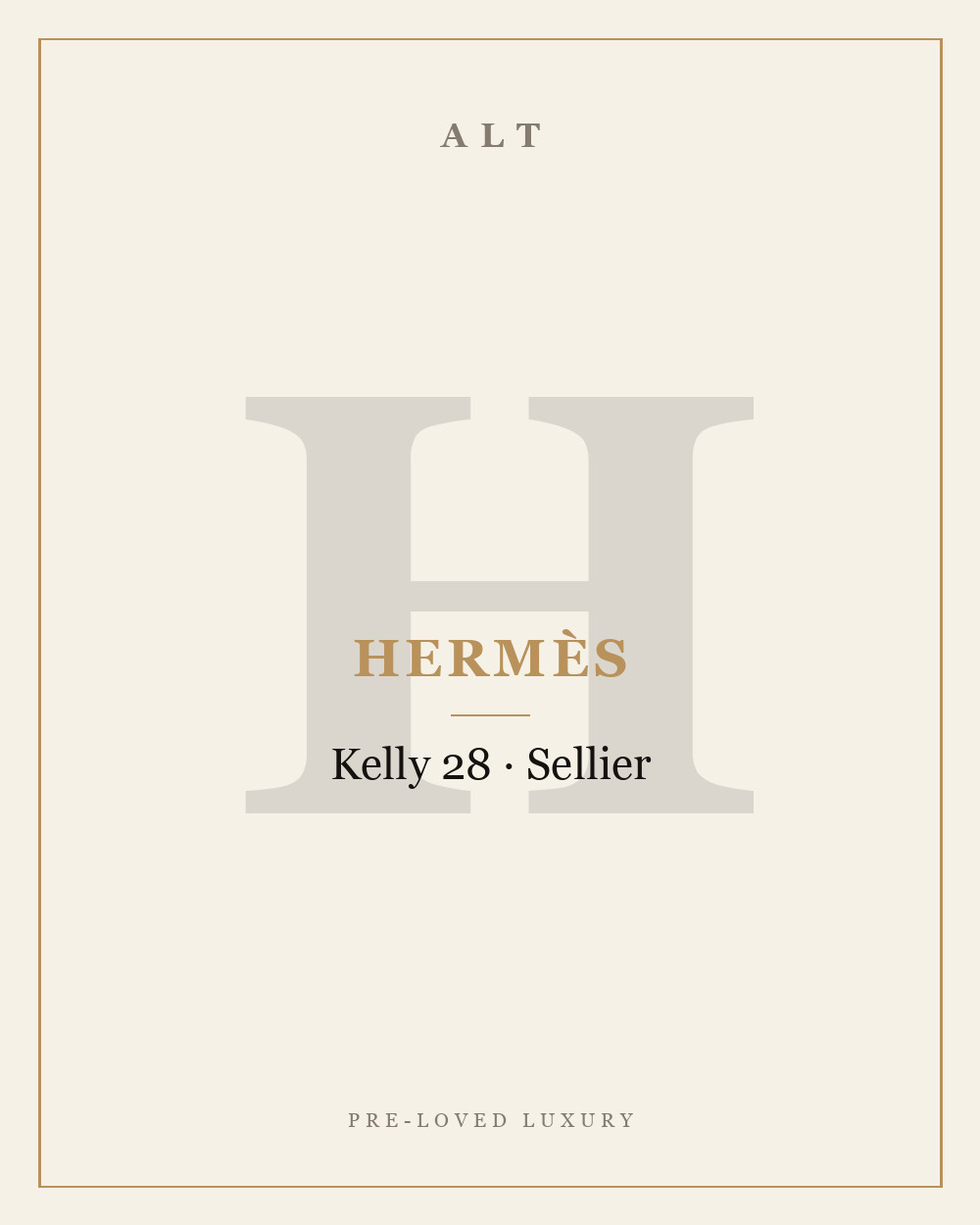 Hermès Kelly 28 Sellier Epsom